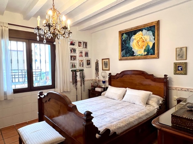 Character bedroom in the main cortijo