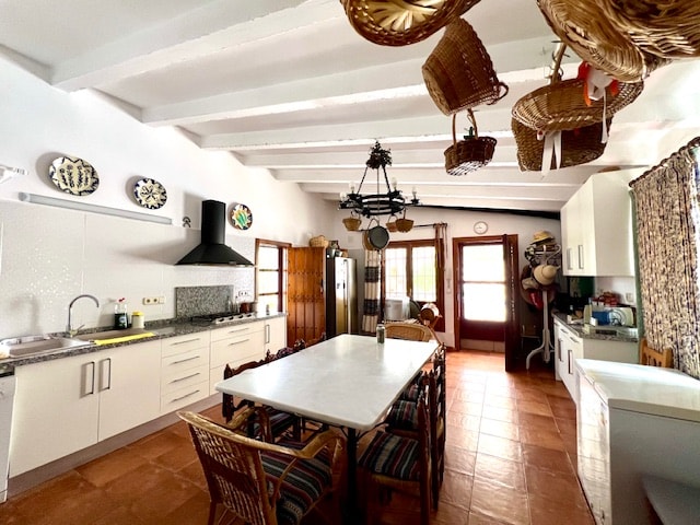 The separate merendero for social cooking and dining