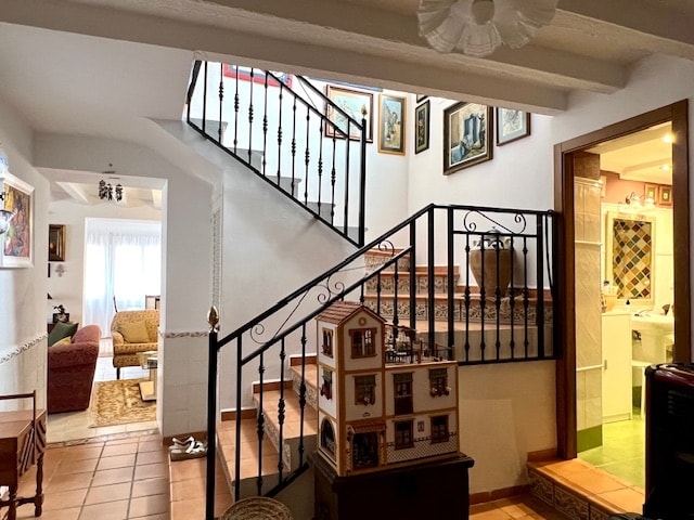 Central hall and staircase